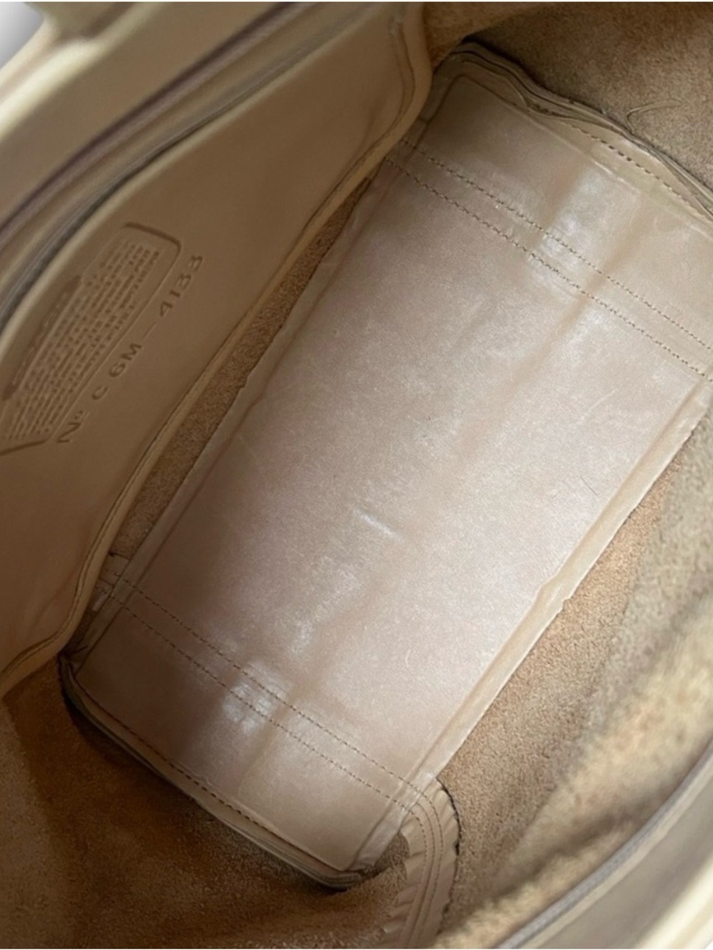 1996 Coach SoHo Waverly No. 4133 Costa Rica - Chamois Color Glove-tanned Leather - Picture 9 of 13